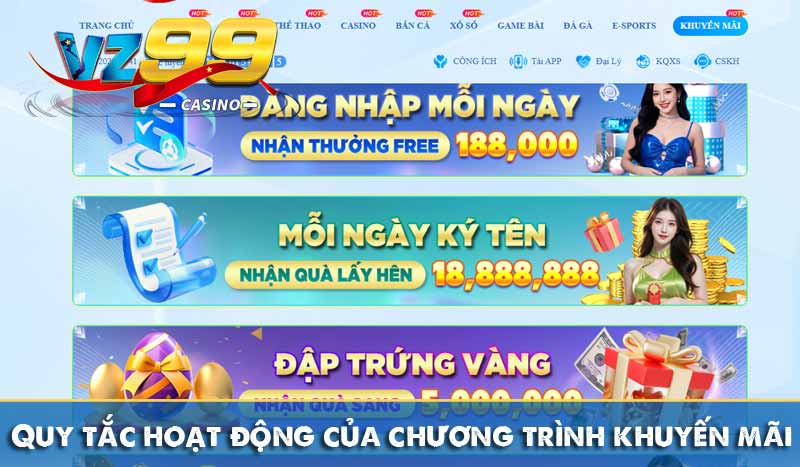 Quy tắc hoạt động của chương trình khuyến mãi