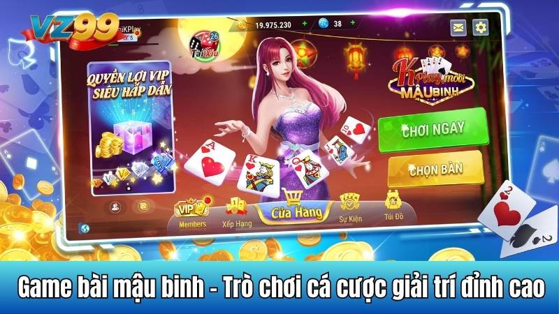Game bài mậu binh - Trò chơi cá cược giải trí đỉnh cao