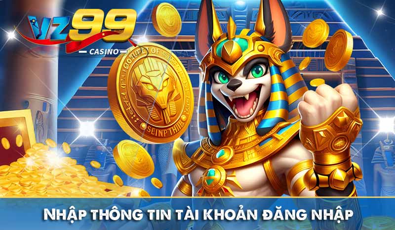 Nhập thông tin tài khoản đăng nhập vào biểu mẫu