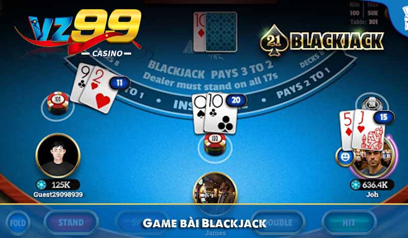 game bài Blackjack